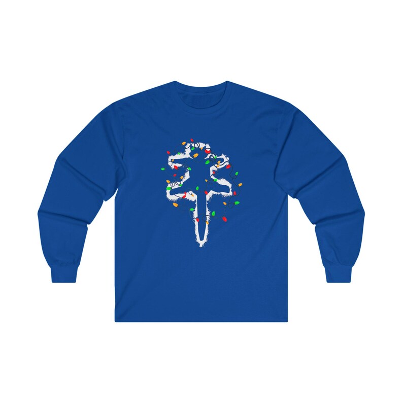 Funny Christmas National Lampoon Unisex Long Sleeve Tee, Holiday Cat Lover Gift, Cotton Shirt, Christmas Vacation Tee, Humorous Xmas Apparel Royal