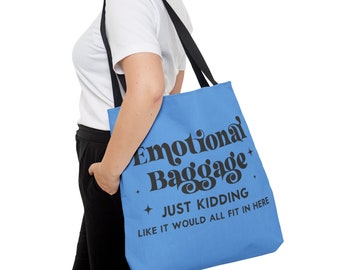 Emotional Baggage Tote Bag - funny gift