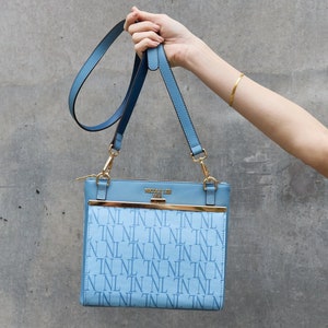 Nova Small Vegan Leather Handbag with Optional Crossbody Strap, Embellished  – Nicole Lee Online