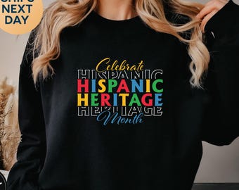Four Hispanic Heritage Month-sweater, Hispanic Heritage Month-hoodie, latino-trui, Hispanic Heritage-sweater, Month Latino-PH012