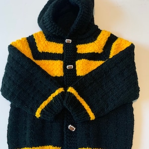 PITTSBURG STEELERS HOODIE  Team applique added no charge...see note below  (Also available in Poncho, see girls Seahawk Poncho)