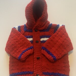 MONTREAL CANADIANS HOCKEY Hoodie  ..  Team patch added no charge..see note below..Also available in cardigan and poncho style