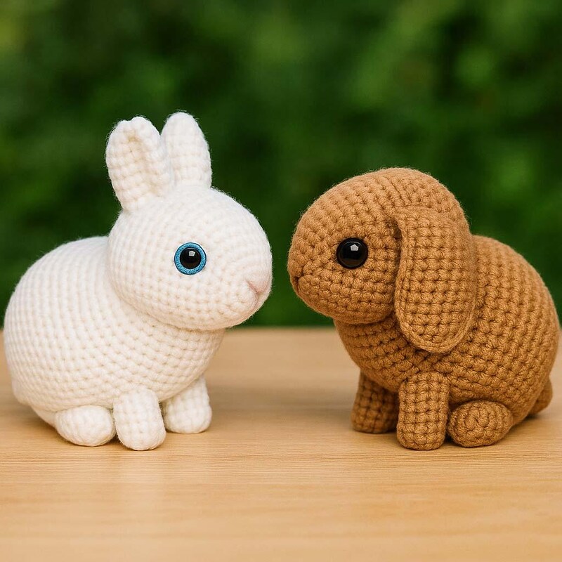 Dwarf Rabbit Crochet Pattern - Etsy