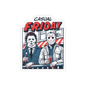 Sticker, Horrorfilm Fans, Halloween, Outdoor Sticker, Die-Cut, 1 Stück