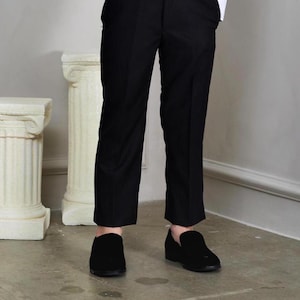 Boy&#39;s Black Dress Pants for Formal Occasions, Weddings, Galas, School, Everyday