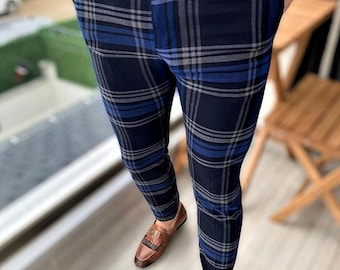 Blue Dress Pants - Etsy