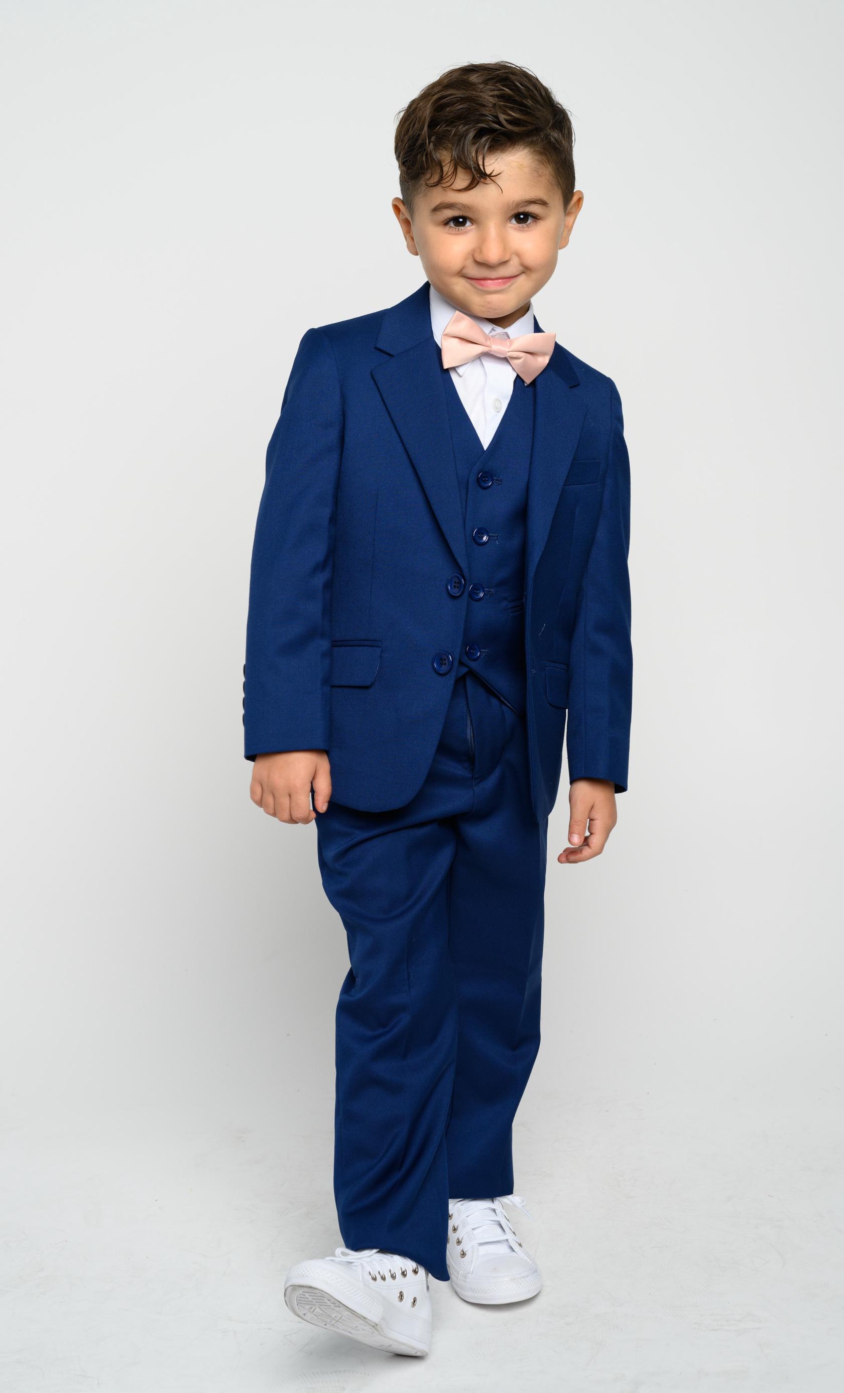 Designer Boys Suit - Indigo Blue Kids Suit - Children Suit main image 0