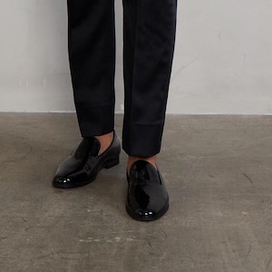 Men&#39;s Black Patent Leather Loafer Shoes perfect for Weddings, Parties, Proms, Galas, Special Occasions or Everyday Use
