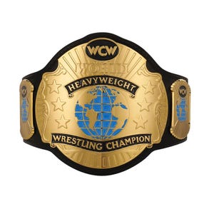WCW World Heavyweight Championship Replica Title Belt Size 4MM
