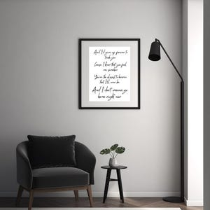 The Goo Goo Dolls, Iris Wall Art Print, Poster, Retro Trendy Aesthetic Print, Music Lyric Print Poster, Digital Print, Custom