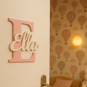 Targa per porta per cameretta bambini di alta qualità | Targa con nome per cameretta bambini | Personalizzata | Decorazione per cameretta bambini | Targa per porta personalizzata | Regalo