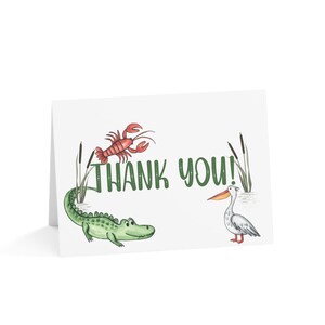 Whimsical Bayou Thank You Cards Set - Cute Animal Designs for Any Occasion, Perfect for Birthdays, Weddings, Gratitude Notes, Baby [...]