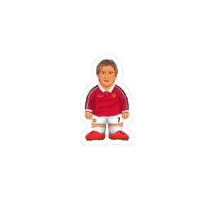 Chibi David Beckham Vinyl Sticker, Manchester United Treble Season