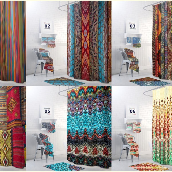 Funky Shower Curtain - Etsy
