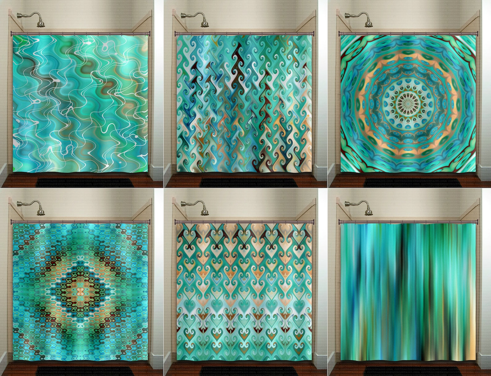 Custom Shower Curtain Extra Long Shower Curtains Etsy