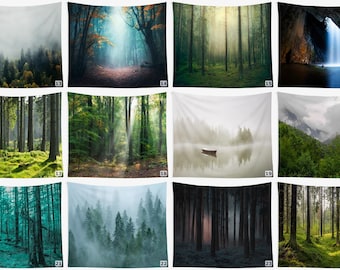 Forest Tapestry | Nature Wall Hanging, USA Made