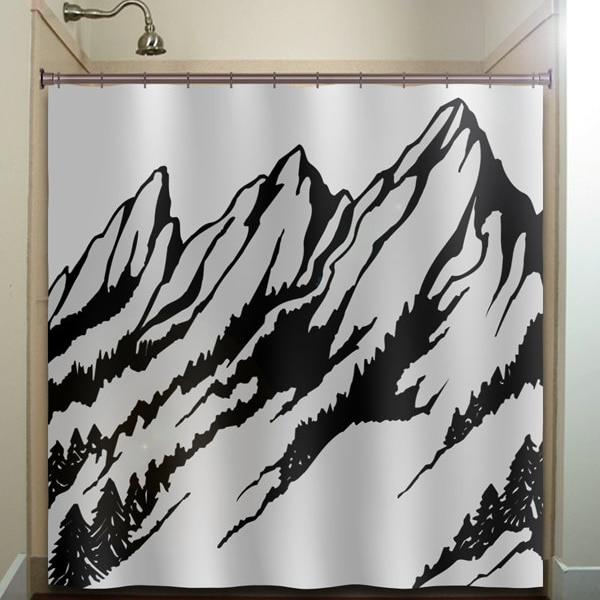 Extra Long Shower Curtain Etsy