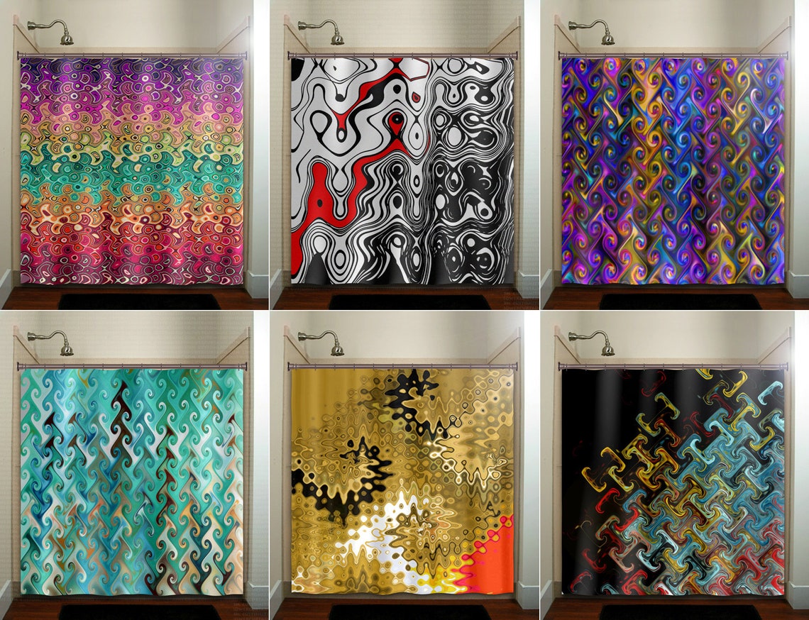 Extra Wide Shower Curtain Clawfoot Tub Shower Curtains Large Etsy