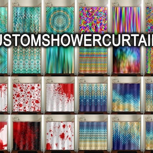 Custom Shower Curtain Extra Long Shower Curtains