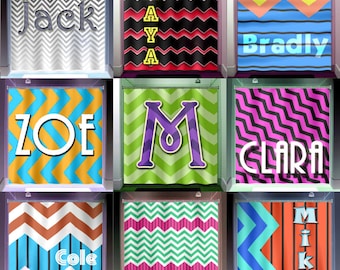 Personalized Name Monogram Fabric Shower Curtain, Custom Sizes