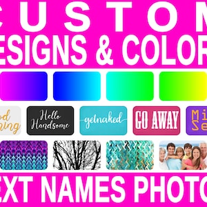Custom Photo Bathmat, Personalized Bathroom Rug, Custom Color Bath Mat, Customized Bathroom Decor Set, Custom Text Word Name Design Phrase
