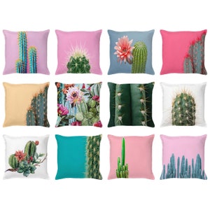 Cactus Throw Pillow | Cacti Cushion Cover | Cactus Pillowcase | Cactus Decor | Indoor Outdoor Pillows