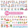 Ms Rachel PNG Clipart: 156 Designs, Birthday Party Decor (Digital Download) product logo