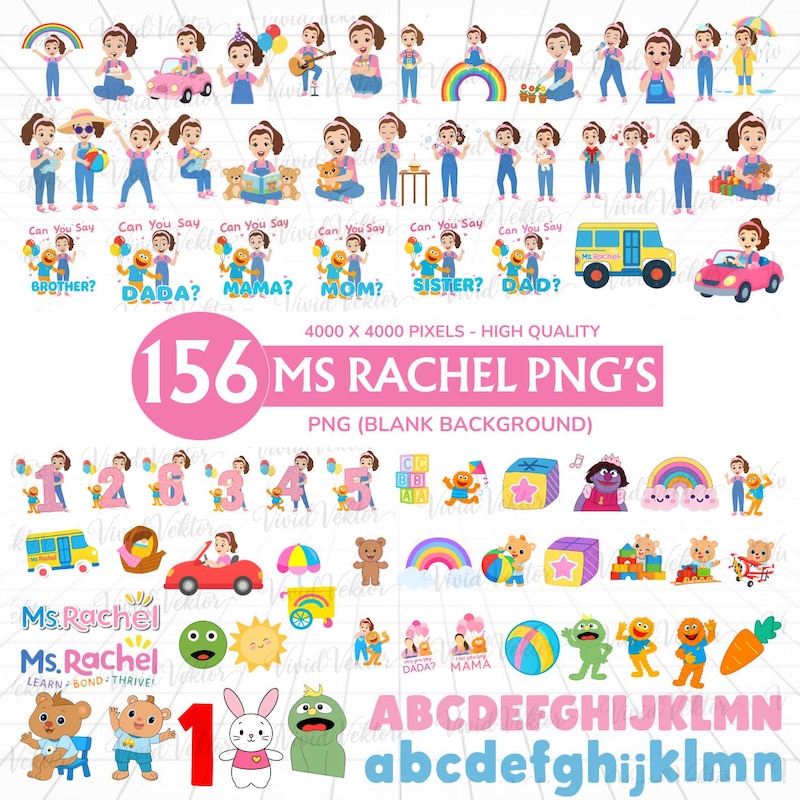 Ms. Rachel Image - Etsy