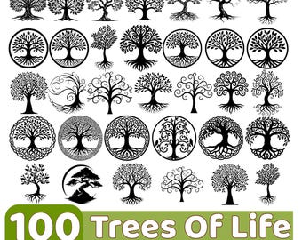 Tree of Life SVG Bundle: Celtic Roots, Mandala Designs (Digital Download)
