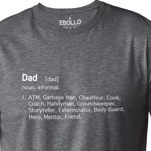 6TN Mens Funny DAD Dictionary Definition T Shirt 