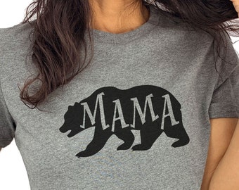 Mama Bear Shirt | Mama Shirt - Mothers Day Gift - Womens Shirt - Mom Day Gift, Wife Shirt, Mama Bear Tshirt Mama Shirt Soft, bear tee