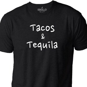 Funny Tacos Shirt | Tacos & Tequila Tee | Father&#39;s Day Gift for Dad, Husband - Men&#39;s Funny T-Shirt, Cool Gift Idea