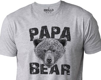 Papa Bear Shirt Funny Shirt Men Fathers 
