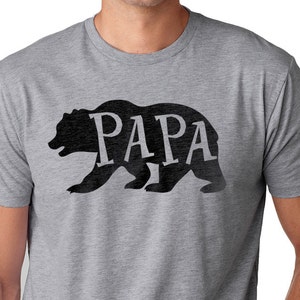 Papa Bear Shirt Fathers Day Gift Dad Shirt Husband Gift | Etsy