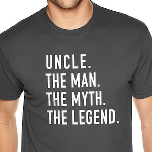Uncle Shirt Uncle The Man The Myth The Bad Influence Shirt Uncle Birthday Gift shirt the myth the legend the man uncle gift uncle