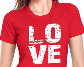 Love T-Shirt - Valentines Day Gift for Wife, Soft Cotton Tee