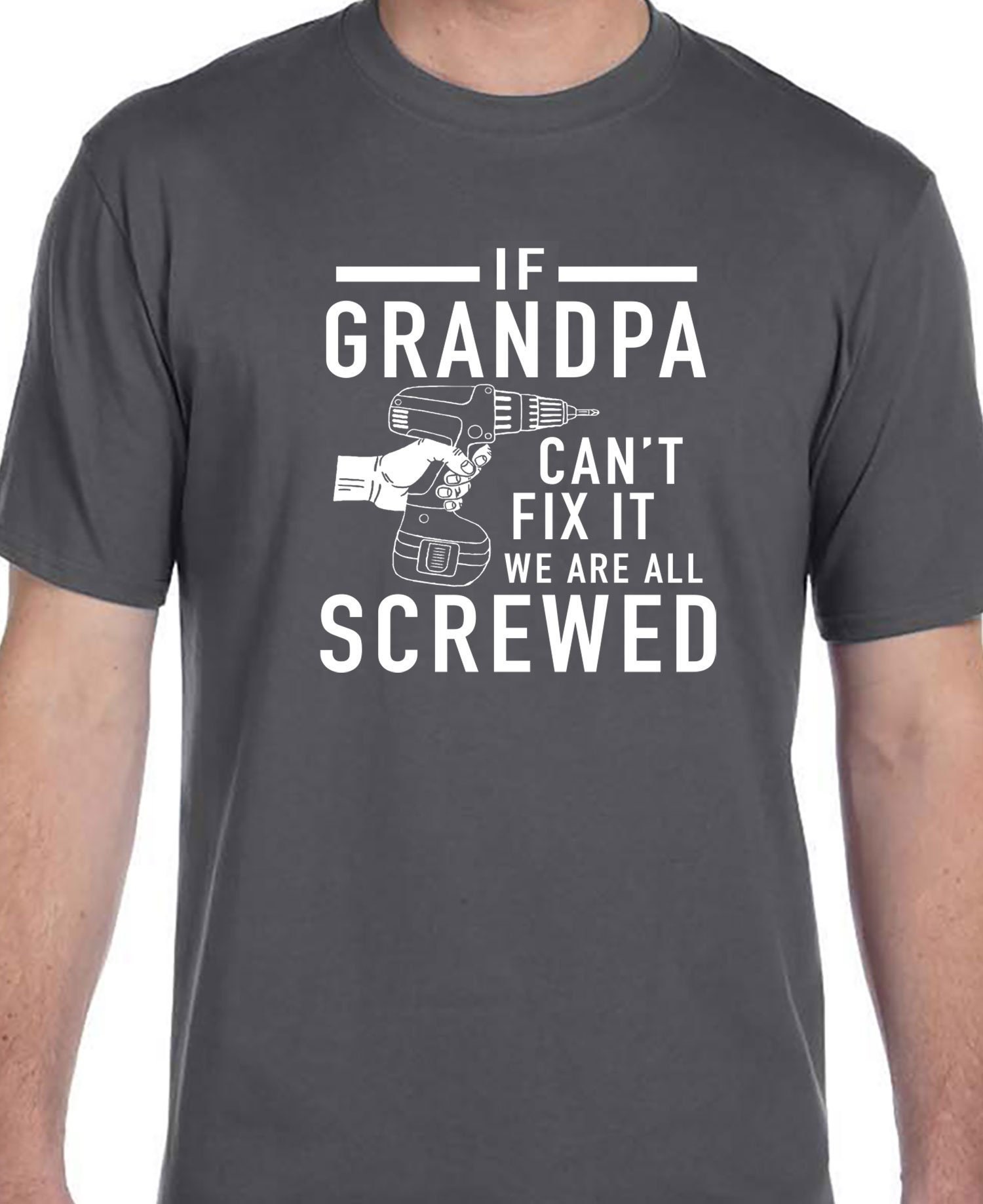 Gift For Grandpa Sweatshirt Funny If PAPA Can't Fix It We're All Screwed Gift For Grandpa Sweatshirt Funny If PAPA Can't Fix It We're All Screwed