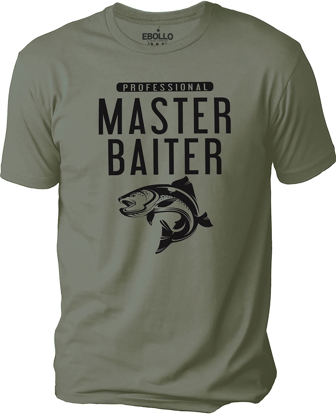 Fishing Gifts for Men Master Baiter Shirt for Man Bass Fishing Tshirt