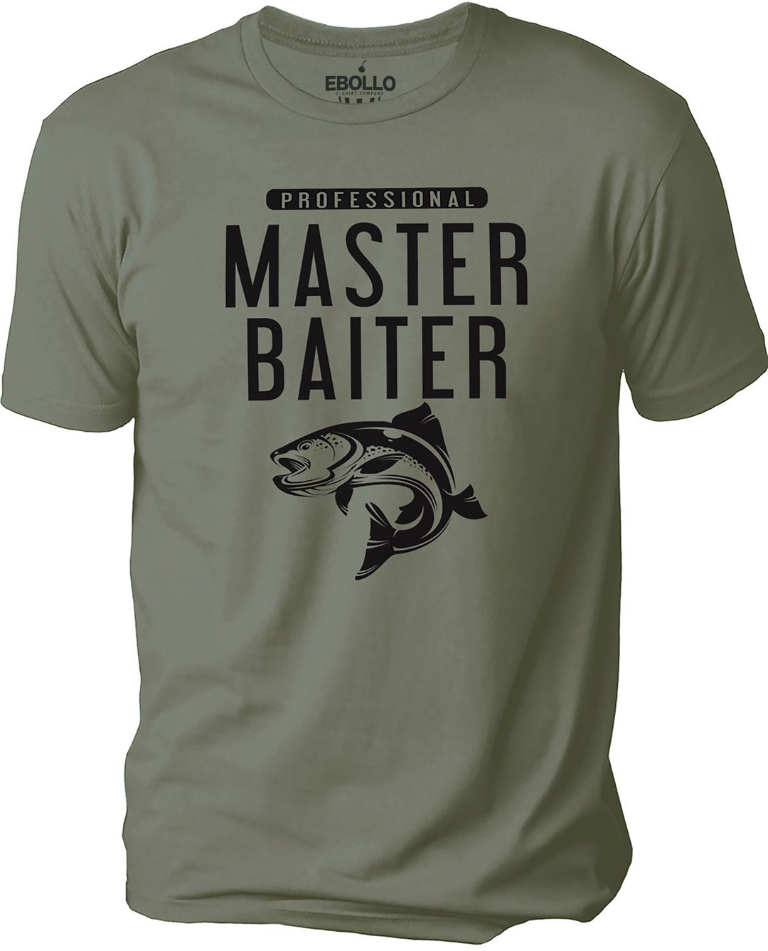 Fishing Gifts for Men Master Baiter Shirt for Man Bass Fishing Tshirt