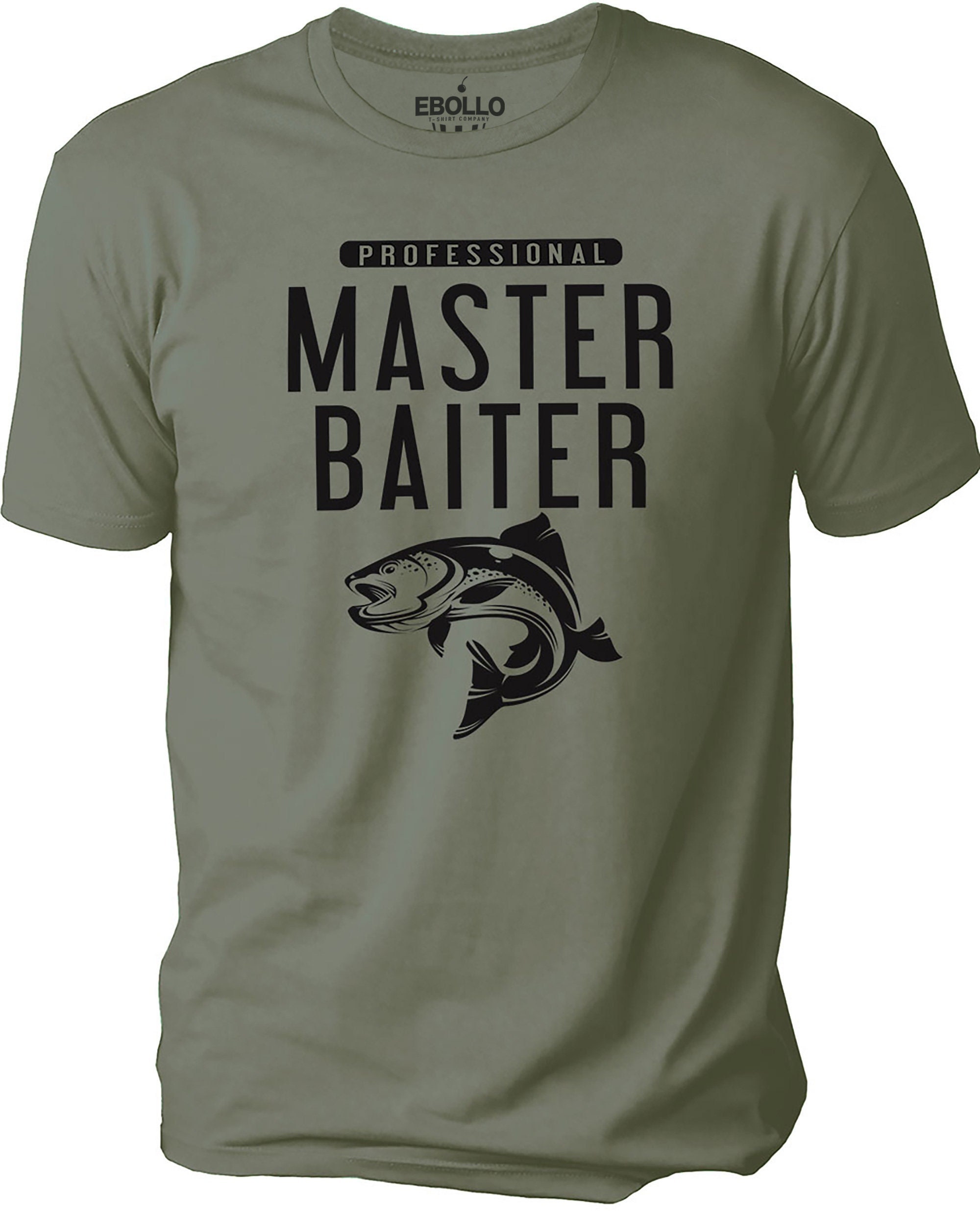 Fishing Gifts for Men Master Baiter Shirt for Man Bass Fishing Tshirt Dad  Christmas Gifts Fishy Tee T-shirt, Husband Shirt, Dad Gift 