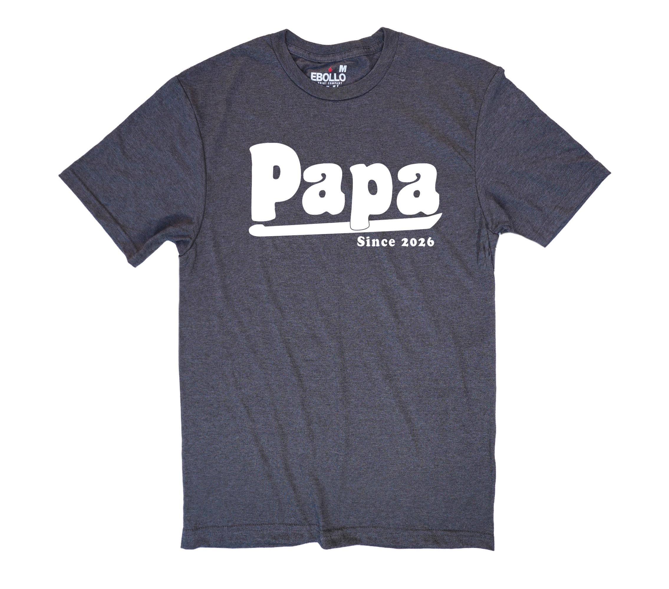 Fathers Day Gift - Papa Since 2025 T-shirt | Gifts for Dad