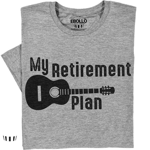 Funny Retirement Guitar T-Shirt for Men | Fathers Day Gift