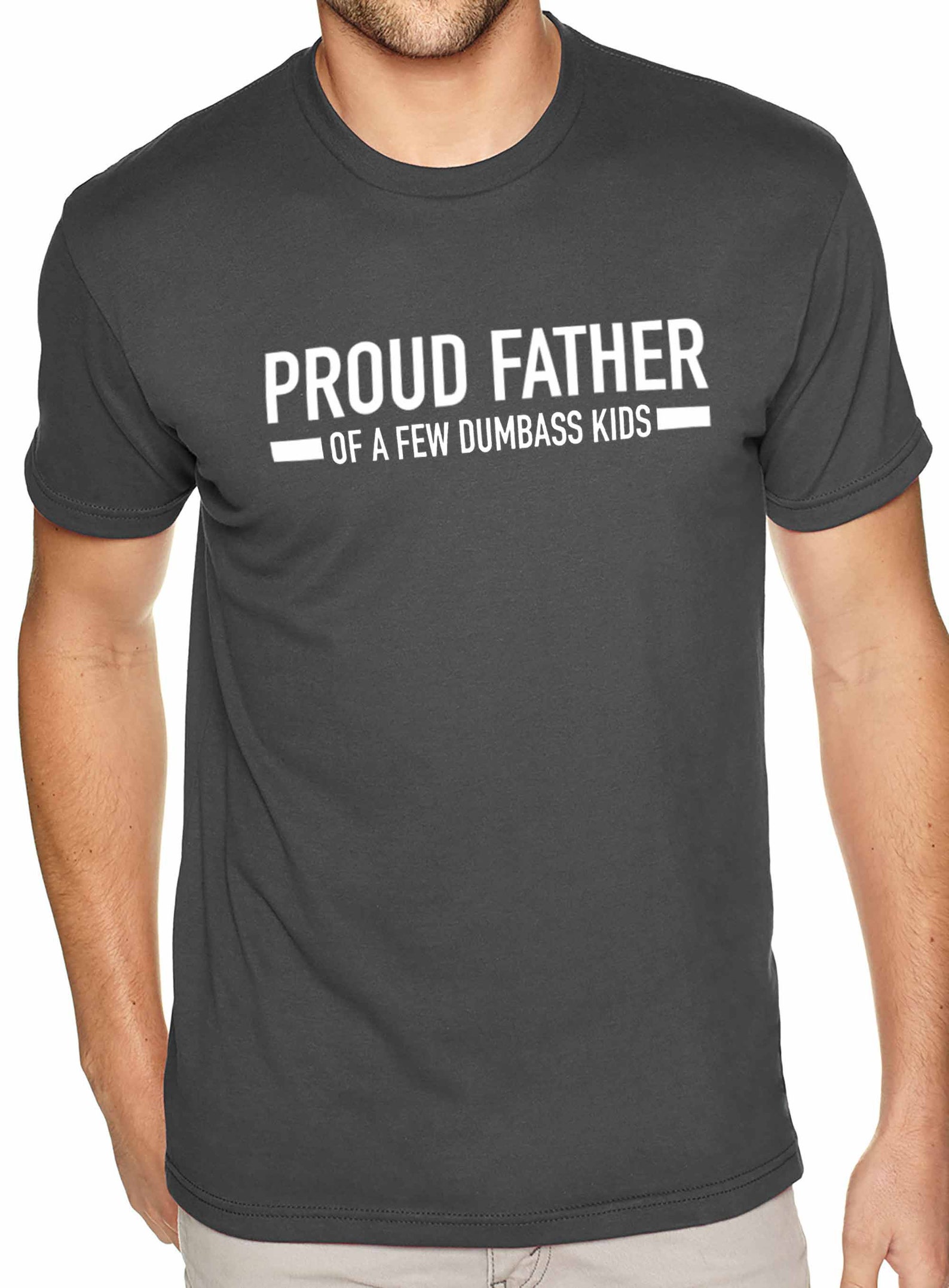 Funny Shirt Men Proud Father of a Few Dumbass Kids Shirt - Etsy