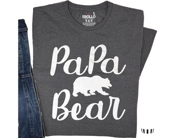 Funny Dad T-Shirt for Fathers Day | Papa Bear Gift for Men | Best Dad Gift | Graphic Tee, Trendy Shirts