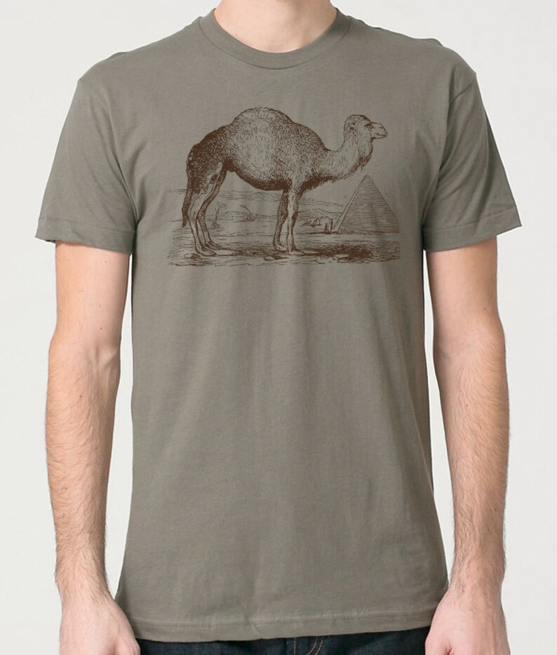 Husband Gift CAMEL MENS Tshirt Christmas Day Gift Dad Gift Graphic Tee Casual Cool Animal Shirt Christmas Gift