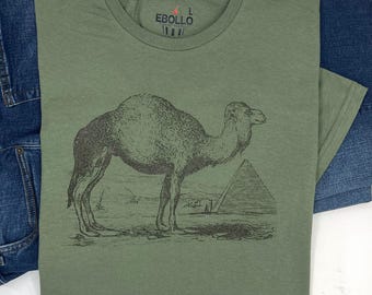 Custom Camel Graphic T-Shirt: Funny Dad Gift, Vacation Wear