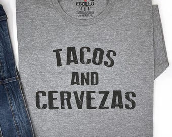 Tacos and Cervezas Shirt: Funny Dad Vacation Tee