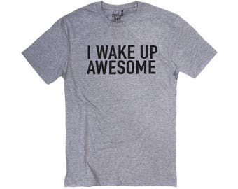 Camiseta divertida para papá con el mensaje "Me despierto genial": regalo para el Día del Padre