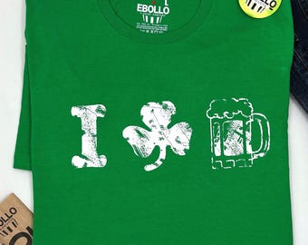 I Love Beer St. Patrick's Day T-Shirt: Fun Irish Apparel