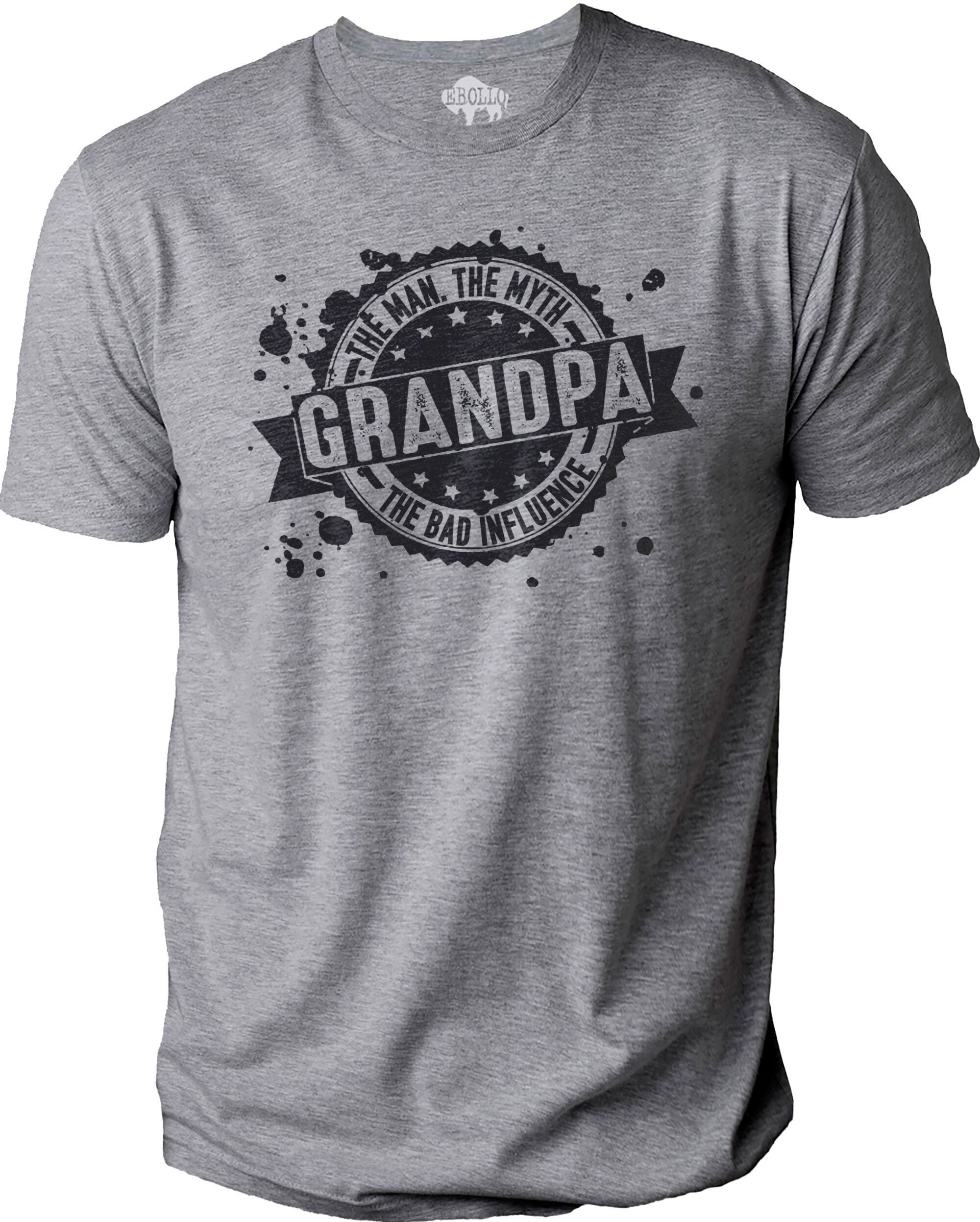 Download Grandpa T Shirt Grandpa The Man The Myth The Bad Influence Etsy